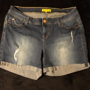 Y.M.I. WannaBetterButt? Blue Jean Shorts